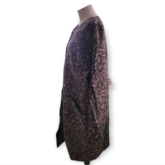 *NWT* KATE SPADE Stunning Brushed Brown Leopard Sugarcoat Cocoon Style Topper - Picture 7 of 16
